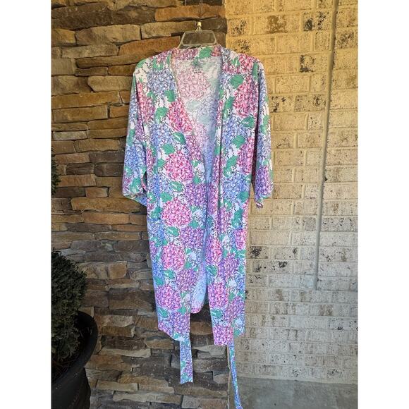 Vera Bradley Other - Vera Bradley Hydrangea Robe-Size S/M P/M
